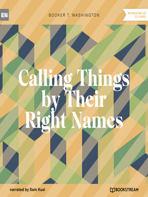 cover image of Calling Things by Their Right Names (Unabridged)